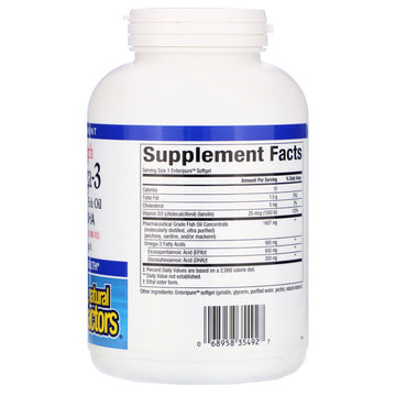 Natural Factors, RxOmega-3 Ultra Strength with Vitamin D3, 150 Softgels