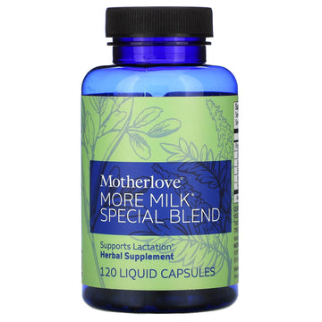 Motherlove, More Milk Special Blend, 120 Liquid Capsules