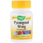 Nature's Way, Pycnogenol, Pine Bark Extract, 50 mg, 30 Tablets - The Supplement Shop