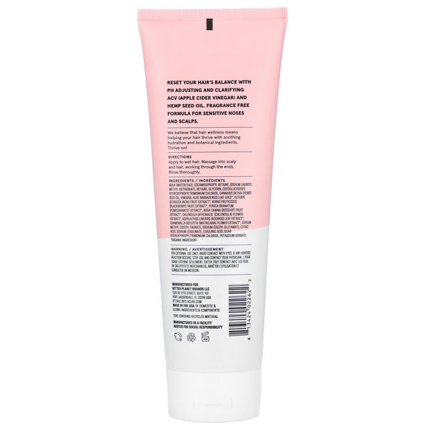 Acure, Buildup Balancing Hemp & ACV Shampoo, 8 fl oz (236.5 ml) - The Supplement Shop