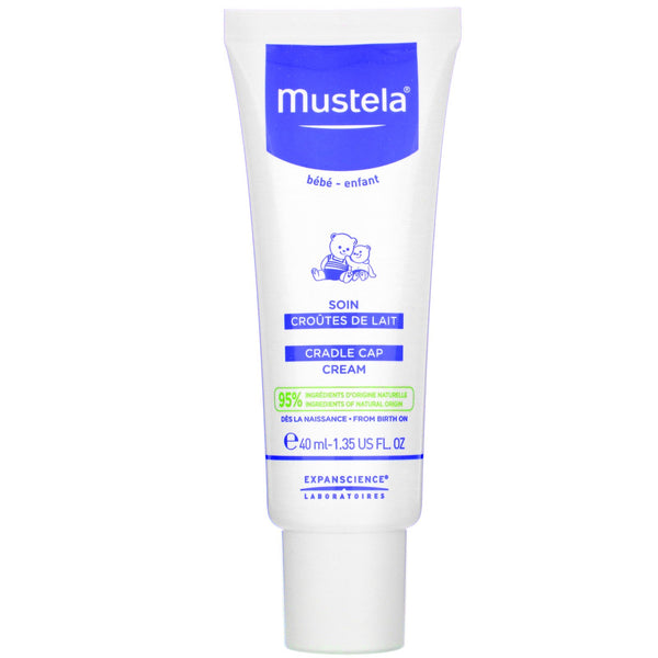 Mustela, Cradle Cap Cream, 1.35 fl oz (40 ml) - The Supplement Shop