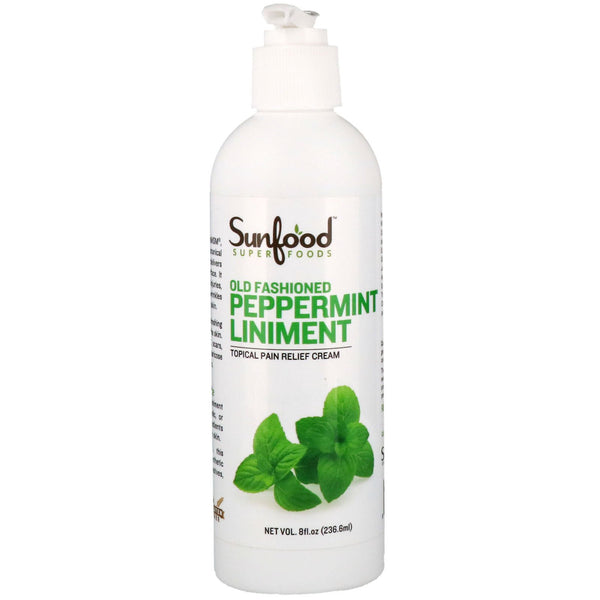 Sunfood, Old Fashioned Peppermint Liniment, 8 fl oz (236.6 ml) - The Supplement Shop