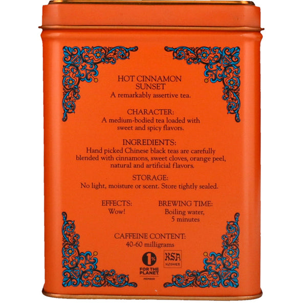 Harney & Sons, HT Tea Blend, Hot Cinnamon Sunset, 20 Tea Sachets, 1.4 oz (40 g) - The Supplement Shop