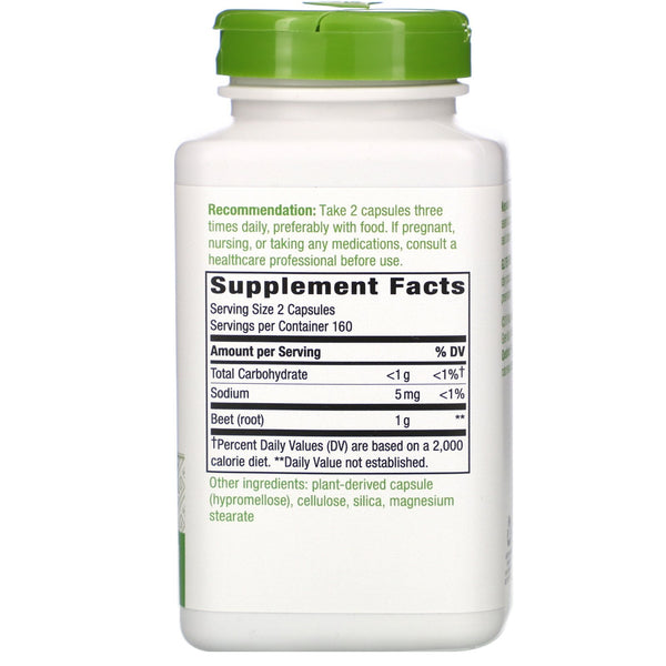 Nature's Way, Beet Root, 1,000 mg, 320 Vegan Capsules - The Supplement Shop