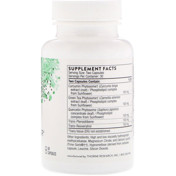 Thorne Research, PolyResveratrol-SR, 60 Capsules - The Supplement Shop
