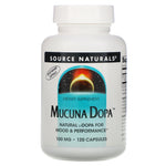 Source Naturals, Mucuna Dopa, 100 mg, 120 Capsules - The Supplement Shop