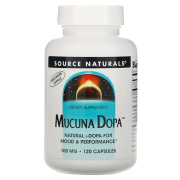 Source Naturals, Mucuna Dopa™, 100 mg, 120 Capsules