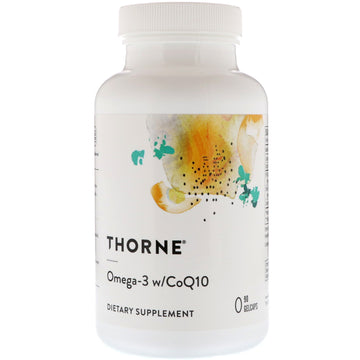 Thorne Research, Omega-3 with CoQ10, 90 Gelcaps