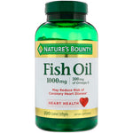Nature's Bounty, Fish Oil, 1,000 mg, 220 Coated Softgels - The Supplement Shop
