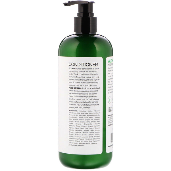 Mill Creek Botanicals, Aloe Vera Conditioner, Mild Formula, 14 fl oz (414 ml) - The Supplement Shop