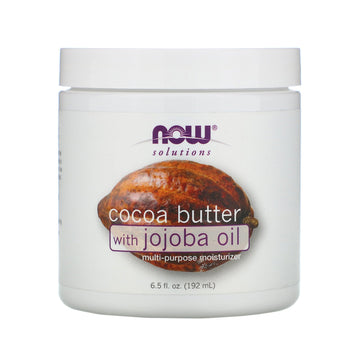 Now Foods, Solutions, Cocoa Butter, with Jojoba Oil, 6.5 fl oz (192 ml)