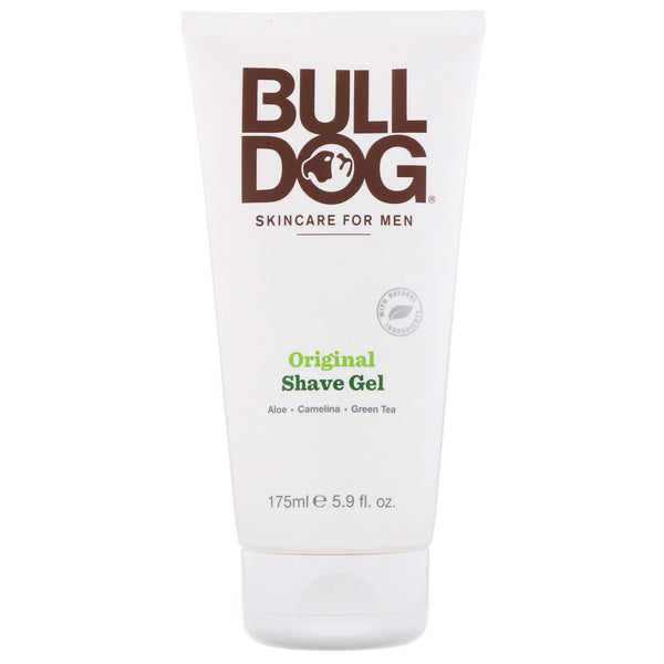 Bulldog Skincare For Men, Original Shave Gel, 5.9 fl oz (175 ml) - The Supplement Shop