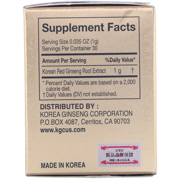 Cheong Kwan Jang, Korean Red Ginseng Extract, 1.06 oz (30 g) - The Supplement Shop