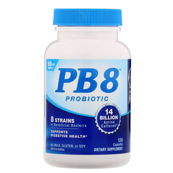 Nutrition Now, PB8 Probiotic, 120 Capsules - The Supplement Shop
