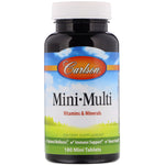 Carlson Labs, Mini-Multi, Vitamins & Minerals, Iron-Free, 180 Tablets - The Supplement Shop