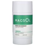 Magsol, Magnesium Deodorant, Lemongrass, 3.2 oz (95 g) - The Supplement Shop