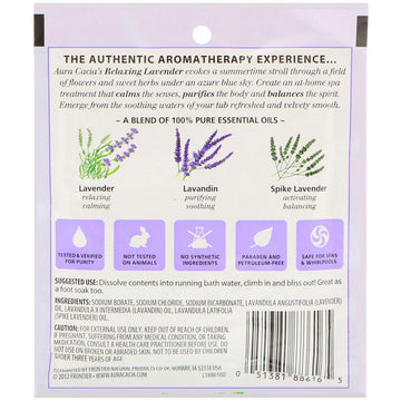 Aura Cacia, Aromatherapy Mineral Bath, Lavender, 2.5 oz (70.9 g)