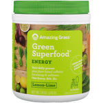 Amazing Grass, Green Superfood, Energy, Lemon Lime, 7.4 oz (210 g) - The Supplement Shop