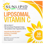 SunLipid, Liposomal Vitamin C, Naturally Flavored, 30 Packets, 0.17 oz (5.0 ml) Each - The Supplement Shop