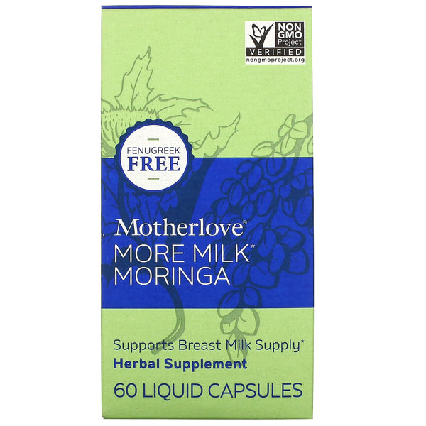 Motherlove, More Milk Moringa, 60 Liquid Capsules - The Supplement Shop