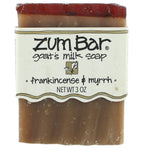 Indigo Wild, Zum Bar, Goat's Milk Soap, Frankincense & Myrrh, 3 oz Bar - The Supplement Shop