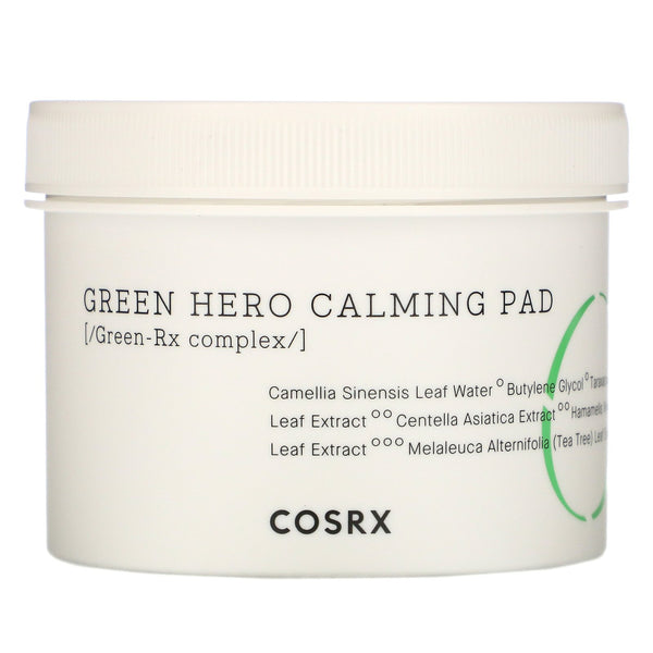 Cosrx, One Step Green Hero Calming Pad, 70 Pads, 4.56 fl oz - The Supplement Shop
