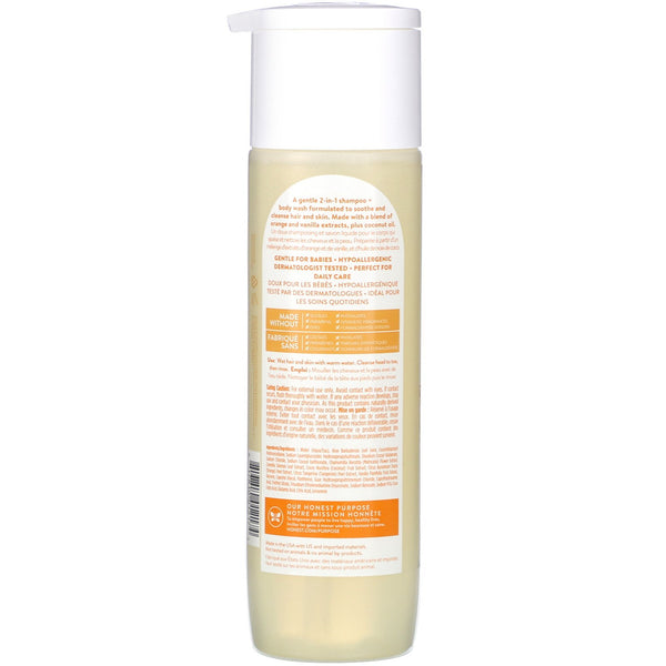 The Honest Company, Everyday Gentle Shampoo + Body Wash, Sweet Orange Vanilla, 10.0 fl oz (295 ml) - The Supplement Shop