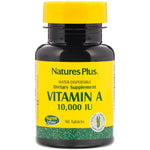 Nature's Plus, Vitamin A, 10,000 IU, 90 Tablets - The Supplement Shop