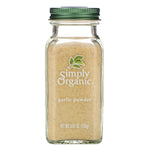 Simply Organic, Garlic Powder, 3.64 oz (103 g) - The Supplement Shop
