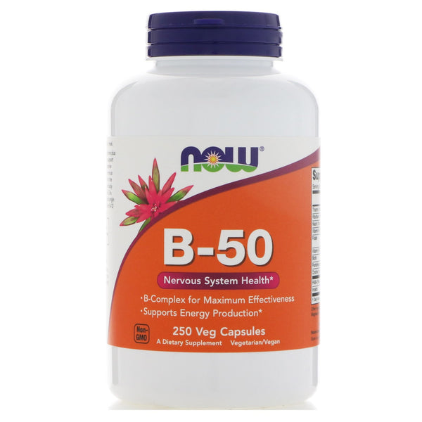 Now Foods, B-50, 250 Veg Capsules - The Supplement Shop
