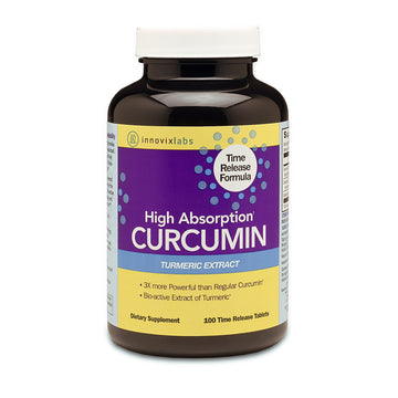 InnovixLabs, High Absorption Curcumin, 100 Time Release Tablets