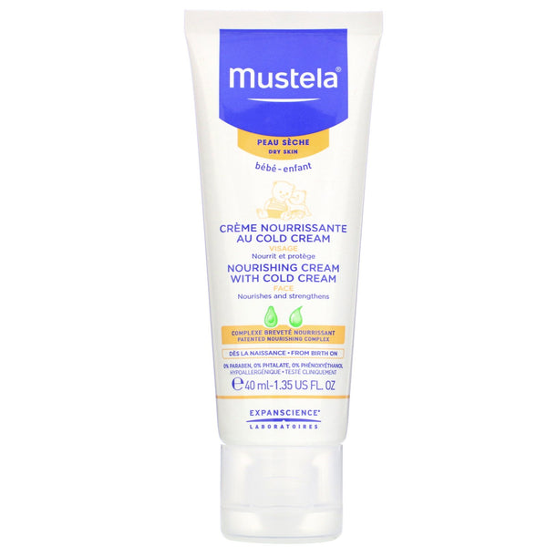 Mustela, Baby, Nourishing Cream with Cold Cream, 1.35 fl oz (40 ml) - The Supplement Shop