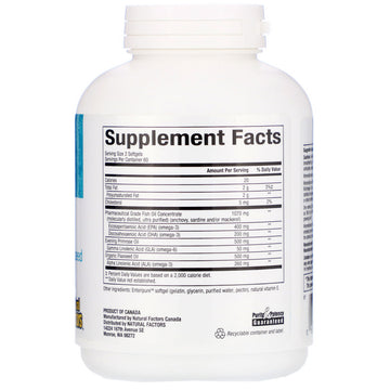 Natural Factors, WomenSense®, RxOmega-3, 120 Enteripure™ Softgels