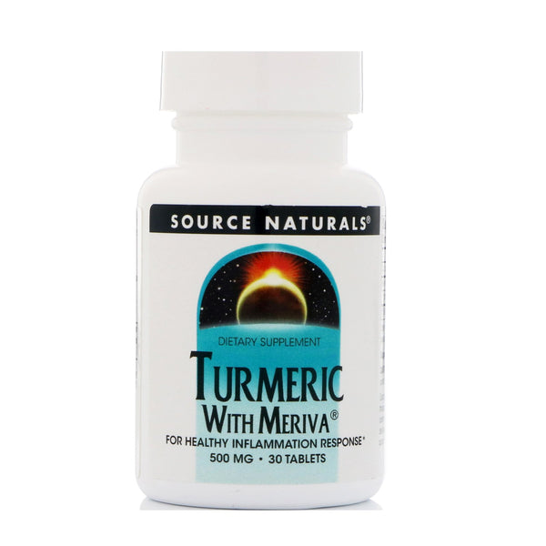 Source Naturals, Turmeric with Meriva, 500 mg, 30 Tablets - The Supplement Shop