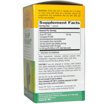 Country Life, Triple Action Sharp Thought, 30 Capsules