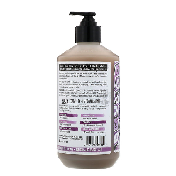 Everyday Shea, Body Wash, Lavender, 16 fl oz (475 ml) - The Supplement Shop