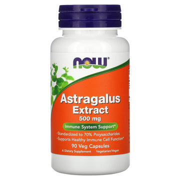 Now Foods, Astragalus Extract, 500 mg, 90 Veg Capsules