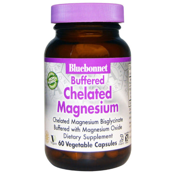 Bluebonnet Nutrition, Buffered Chelated Magnesium, 60 Vegetable Capsules