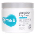 Derma:B, Mild Moisture Body Cream, Fragrance Free, 14.54 fl oz (430 ml) - The Supplement Shop