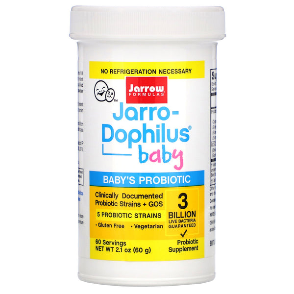 Jarrow Formulas, Jarro-Dophilus Baby, Baby's Probiotic, 3 Billion Live Bacteria, 2.1 oz (60 g) - The Supplement Shop