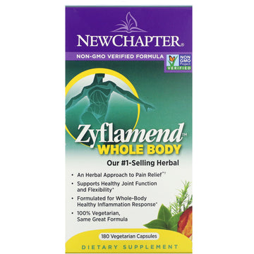New Chapter, Zyflamend Whole Body, 180 Vegetarian Capsules