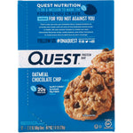 Quest Nutrition, Protein Bar, Oatmeal Chocolate Chip, 12 Bars, 2.12 oz (60 g) Each - The Supplement Shop