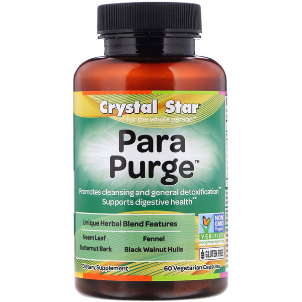 Crystal Star, Para Purge, 60 Vegetarian Capsules - The Supplement Shop