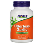 Now Foods, Odorless Garlic, Concentrated Extract, 250 Softgels - The Supplement Shop