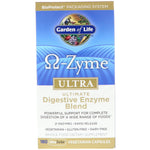 Garden of Life, O-Zyme, Ultra, Ultimate Digestive Enzyme Blend, 180 UltraZorbe Vegetarian Capsules - The Supplement Shop