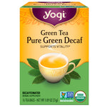 Yogi Tea, Green Tea, Pure Green Decaf, 16 Tea Bags, 1.09 oz (31 g) - The Supplement Shop