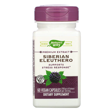 Nature's Way, Siberian Eleuthero, 250 mg, 60 Vegan Capsules