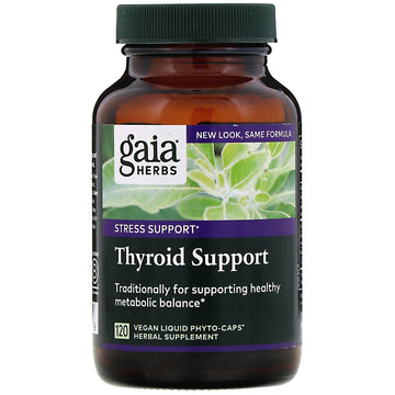 Gaia Herbs, Thyroid Support, 120 Liquid Phyto-Caps®