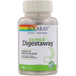 Solaray, Super Digestaway, Digestive Enzyme Blend, 180 VegCaps - The Supplement Shop
