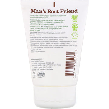 Bulldog Skincare For Men, Original Moisturizer + Aloe Vera, 3.3 fl oz (100 ml)